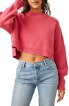 Free People Easy Street Crop Pullover In Multi