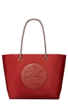 Tory Burch Ella Chain Tote In Brick