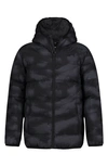 UNDER ARMOUR KIDS' PRONTO WATER REPELLENT HOODED PUFFER JACKET