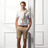 Ralph Lauren Slim Fit Stretch Chino Short In Modern Khaki