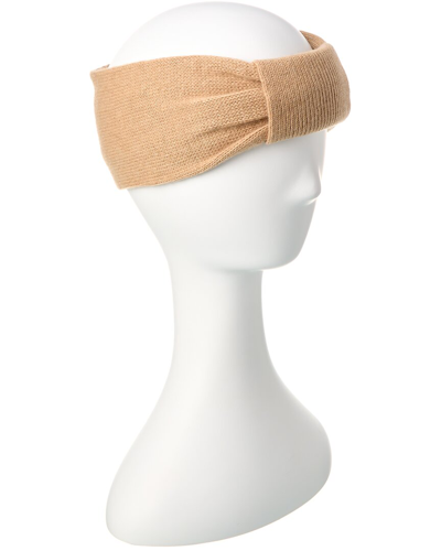 Portolano Cashmere Headband In Brown