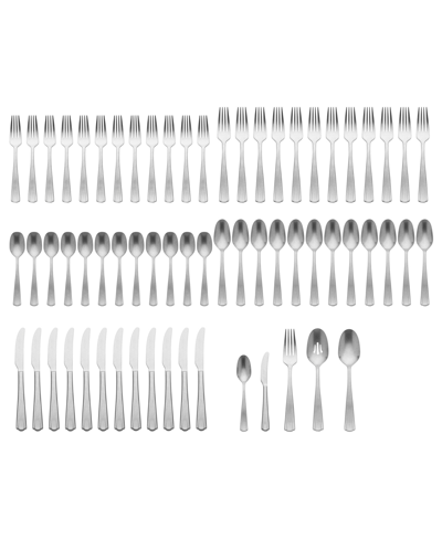 Lenox French Perle Scallop 65 Piece Flatware Set In Metallic And No Color