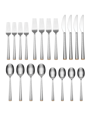 Lenox Blue Bay Flatware 20 Piece Set In Metallic And No Color