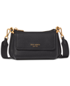 Kate Spade New York Morgan Double Up Saffiano Leather Crossbody Bag In Black