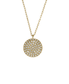 FOSSIL SADIE GLITZ DISC GOLD-TONE STAINLESS STEEL CHAIN NECKLACE