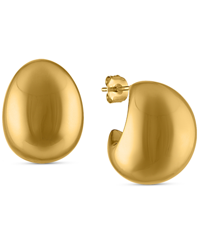 Oma The Label Ewa Hoop Earrings In Gold