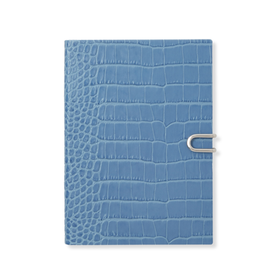 Smythson 2024 Soho Weekly Diary With Slide In Mara In Nile Blue