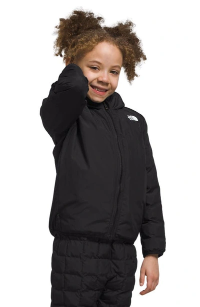 The North Face Kids' Reversible Thermoball™ Hooded Jacket In Tnf Black