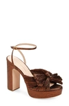 Loeffler Randall Natalia Platform Sandal In Brown