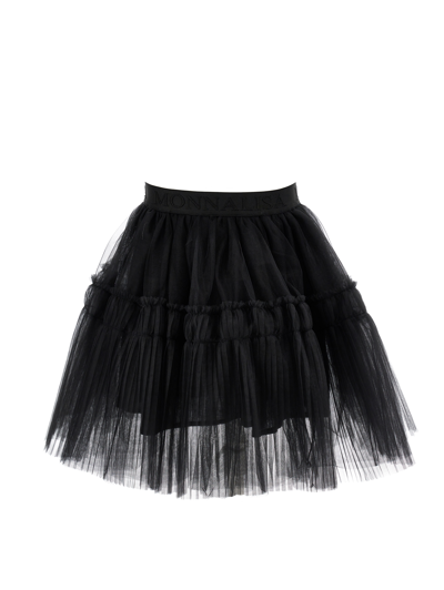 Monnalisa Kids'   Tulle Circle Skirt In Black