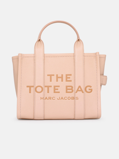 Marc Jacobs (the) Rose Leather Mini Tote Bag In Pink