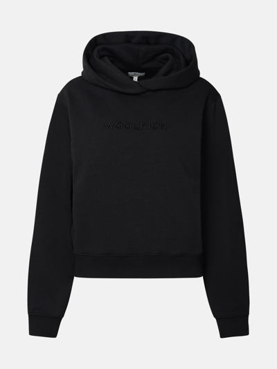 Woolrich Black Cotton Sweatshirt