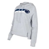 Concepts Sport Women's  Gray Penn State Nittany Lions Cedar Tri-blend Raglan Pullover Hoodie In Gray