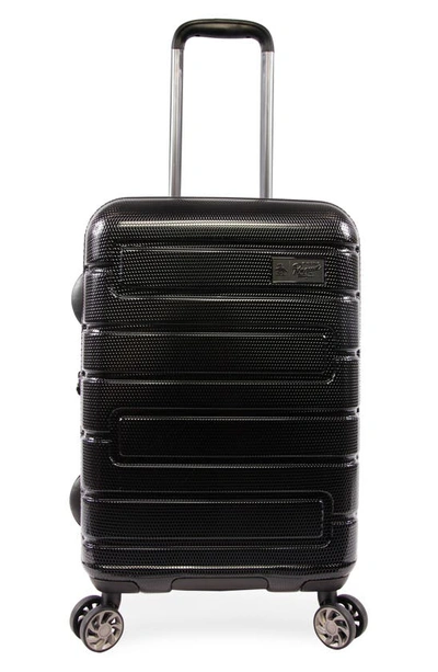 Original Penguin Crimson 21-inch Hardside Spinner Luggage In Black
