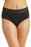 MEUNDIES MEUNDIES FEELFREE LACE TRIM HIGH WAIST PANTIES