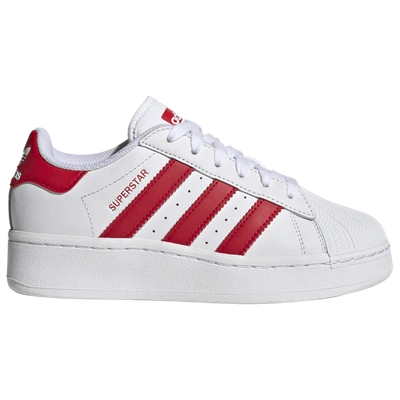 Adidas Originals Kids' Boys  Xlg Superstar In White/red