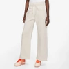 Nike Women's  Sportswear Phoenix Fleece High-waisted Wide-leg Sweatpants In Brown