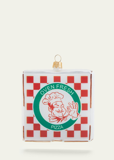 Bergdorf Goodman Pizza Box Christmas Ornament In Multi