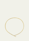 TABAYER 18K YELLOW GOLD FAIRMINED OERA CHOKER NECKLACE WITH DIAMONDS