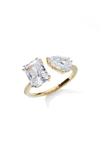 Nadri A La Carte Open Duo Ring In Gold