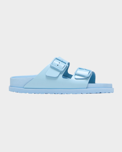 Birkenstock Arizona Dual-buckle Slide Sandals In Powder Blue