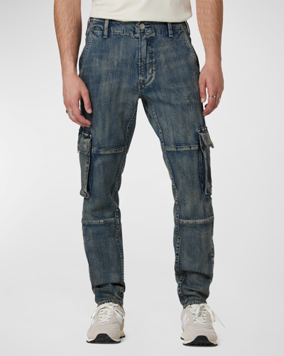 Hudson Zack Skinny Cargo Jeans In Light Stone