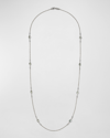 Konstantino Silver And Gold Necklace In Green Amethyst
