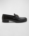 Givenchy Classic Lambskin Loafers With Ruched Detailing In Black