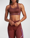 Adidas By Stella Mccartney Truepace High Support Il4178 Sports Bra Women Clo818 In Bitcho/deelil