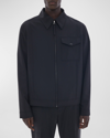 Helmut Lang Men's Tailored Zip Jacket In Black