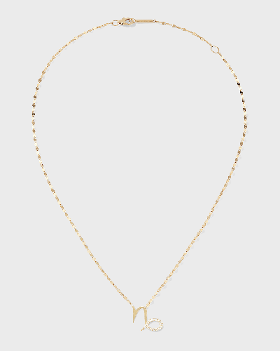 Lana Zodiac Pendant Necklace In Capricorn