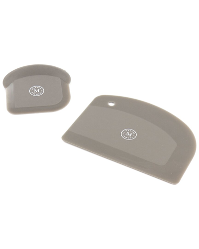 Martha Stewart Flexible Polymer Scraper Set In Taupe