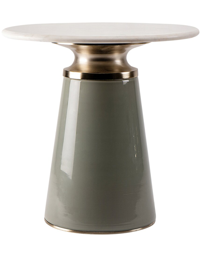 Sagebrook Home H Nebular Side Table In Gray