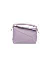 Loewe Puzzle Mini Crossbody Bag In Purple