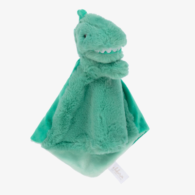 Aurora Green Plush Dino Baby Comforter (29 Cm)
