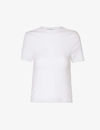Good American Scuba Crewneck Short-sleeve Bodysuit In White001
