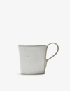 Serax White La Mère Venetian-handle Stoneware Coffee Cup 6.5cm In White