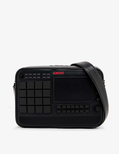 Sac Bandoulière AMIRI "Drum Machine Bag" FW23 Preemo - En Cuir Blanc - Neuf Avec Étiquettes