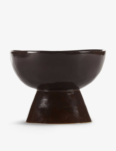 Serax La Mère Large High Stoneware Bowl 20.5cm Brown