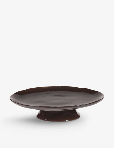 Serax Brown Ebony La Mere Large Stoneware Plate 30.5cm