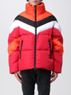 Dsquared2 Down-filled Jacket With Logo Print On The Back In Red