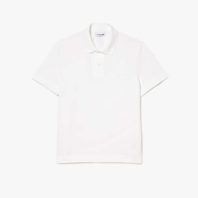 Lacoste Men's Ultralight Piquã©  Movement Polo - Xxl - 7 In White