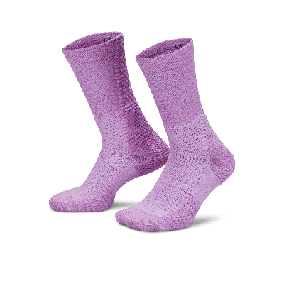 Nike Unisex Sabrina Dri-fit Adv Unicorn Cushioned Crew Socks (1 Pair) In Purple