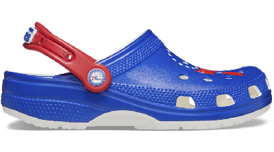 Crocs Nba Philadelphia 76ers Classic Clog In White