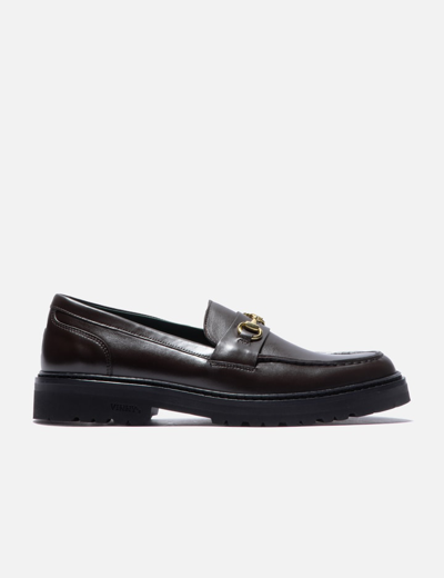 Vinny's Le Club Snaffle Bit Loafer In Brown