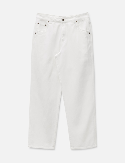 Dime White Baggy Jeans