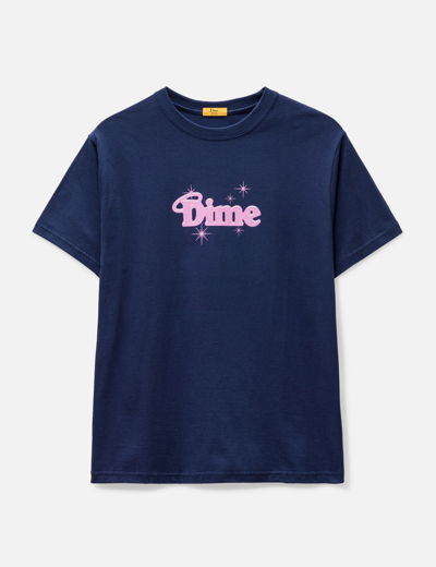 Dime Halo T-shirt In Blue