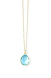 Ippolita Rock Candy Mini Teardrop Pendant Necklace In Gold