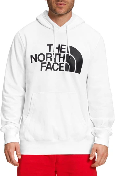 The North Face Half Dome Graphic Pullover Hoodie In Tnf White,tnf Black