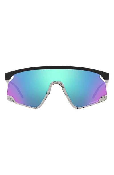 Oakley Bxtr 39mm Prizm™ Wrap Shield Sunglasses In Sapphire